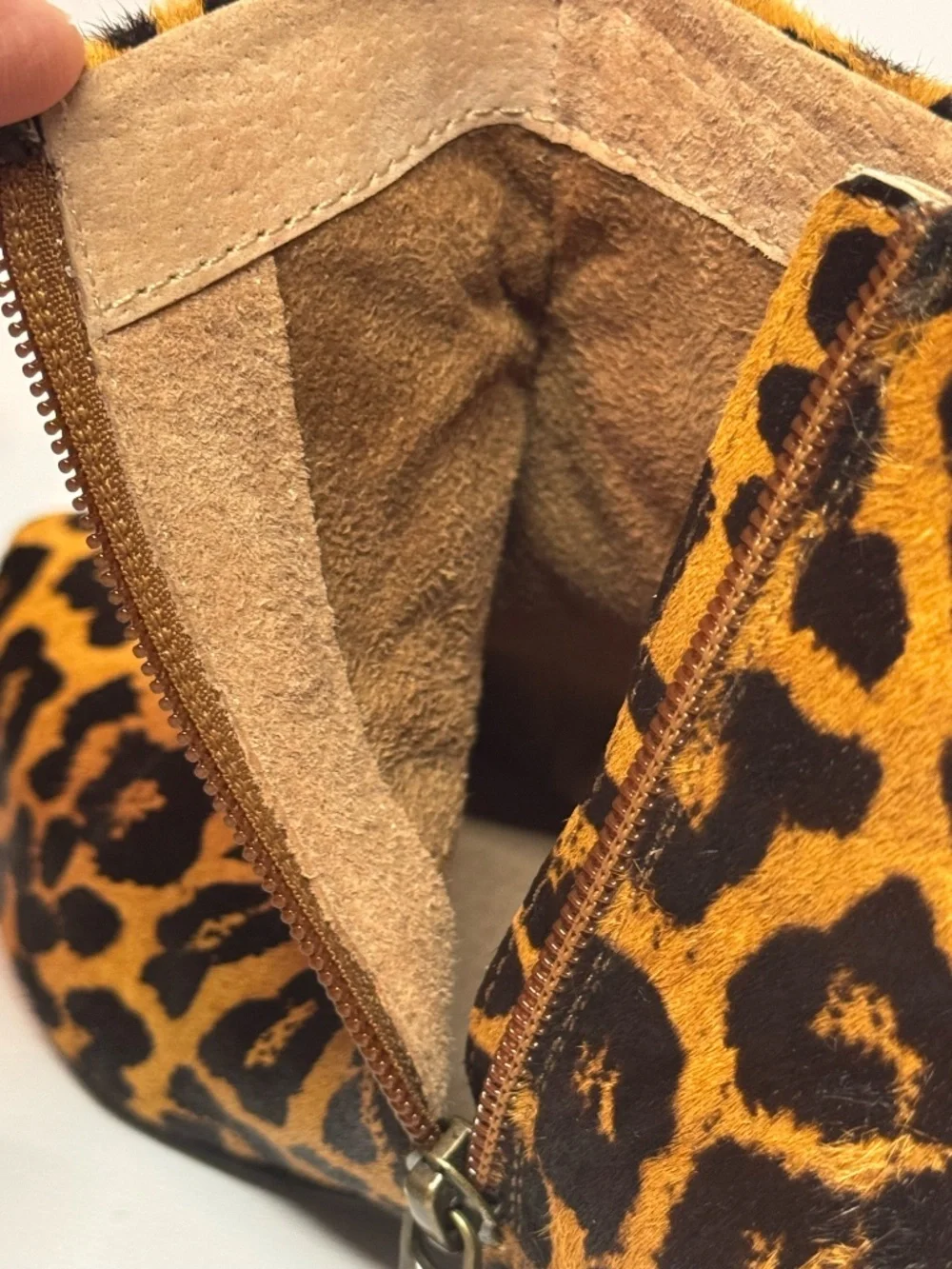 Seychelles Leopard Print Calf Hair Ankle Boots Pointed Toe Booties Women’s 7